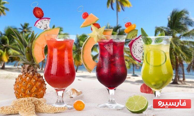 نوشیدنی های تابستانی سالم 
