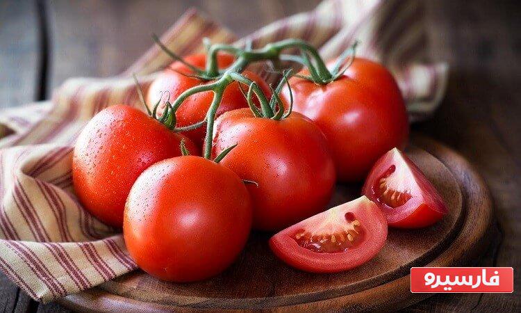 گوجه فرنگی از دیگر منابع ویتامین e پرخاصیت است