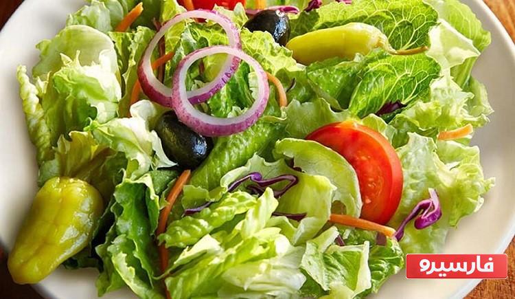 سالاد ایرانی مجلسی
