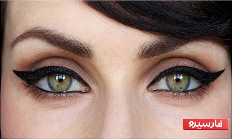 تکنیک هایی برای درشت نشان دادن چشم ها با آرایش 
