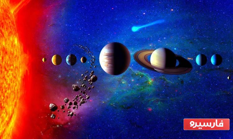 سیاره منظومه شمسی به ترتیب از بزرگتر به کوچکتر 