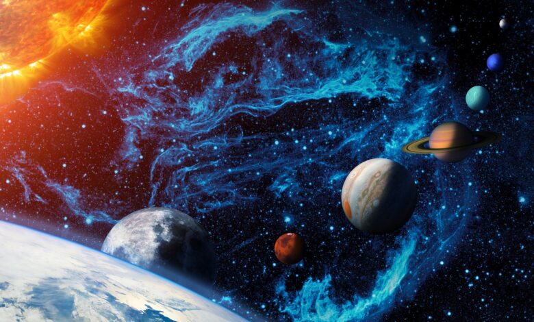 سیاره های منظومه شمسی به ترتیب از بزرگتر به کوچکتر