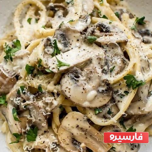 آموزش تهیه سالاد ماکارونی قارچ و مرغ