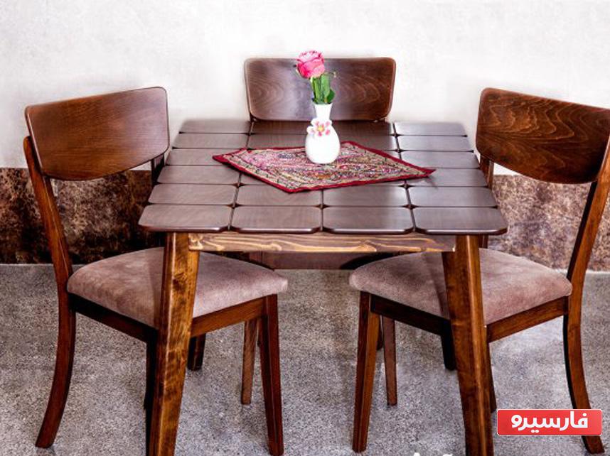 میز نهار خوری 4 نفره