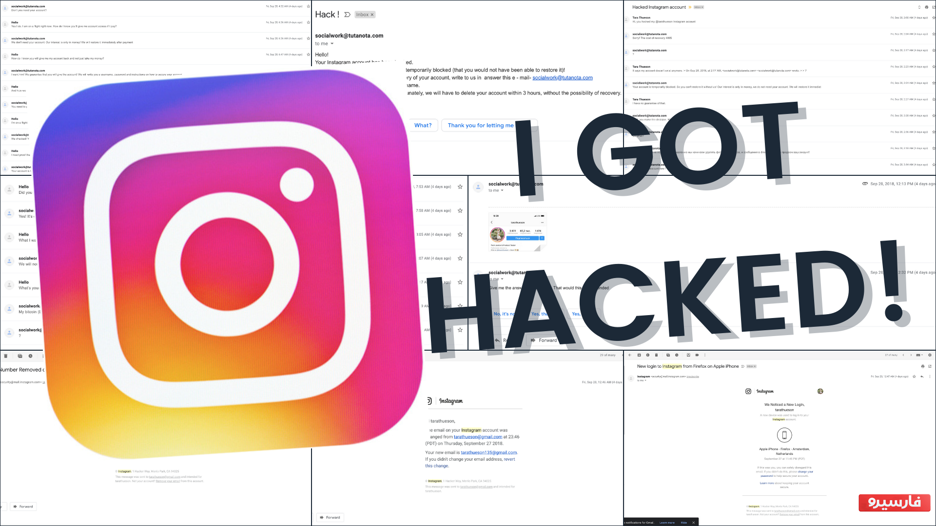 از کجا بفهمیم اینستا هک شده؟