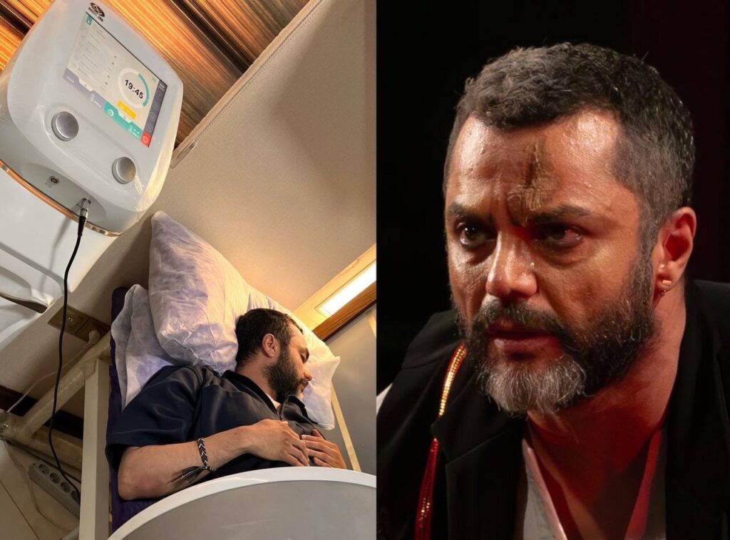 آراش زالیپور در صحنه تئاتر زخمی شد