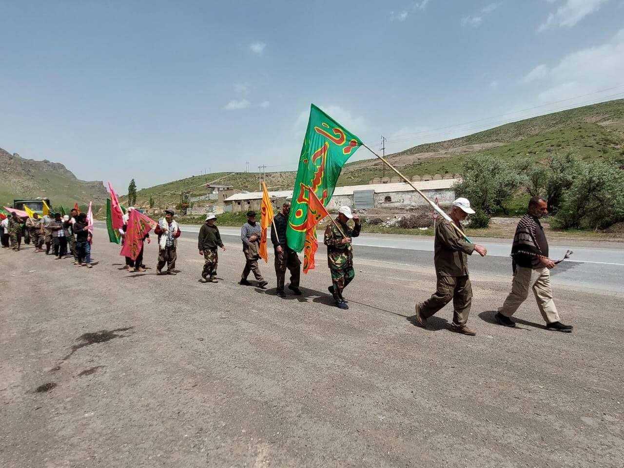 پیاده روی سالانه مردم Tabriz