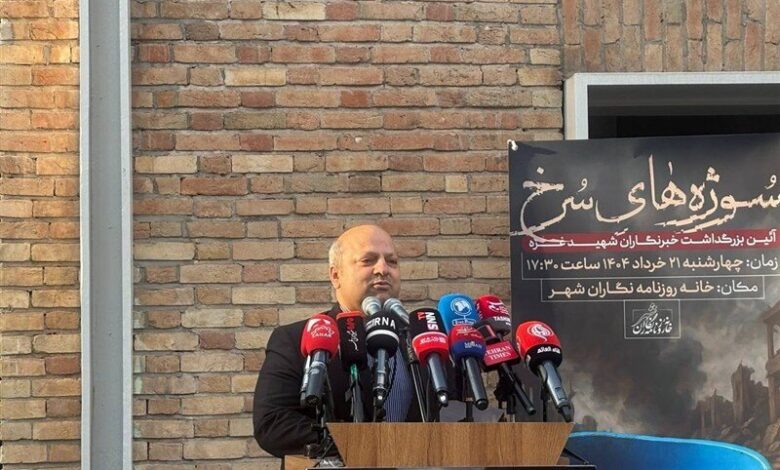 نوروزپور: هدف قتل خبرنگاران تحریف تاریخ غزه است