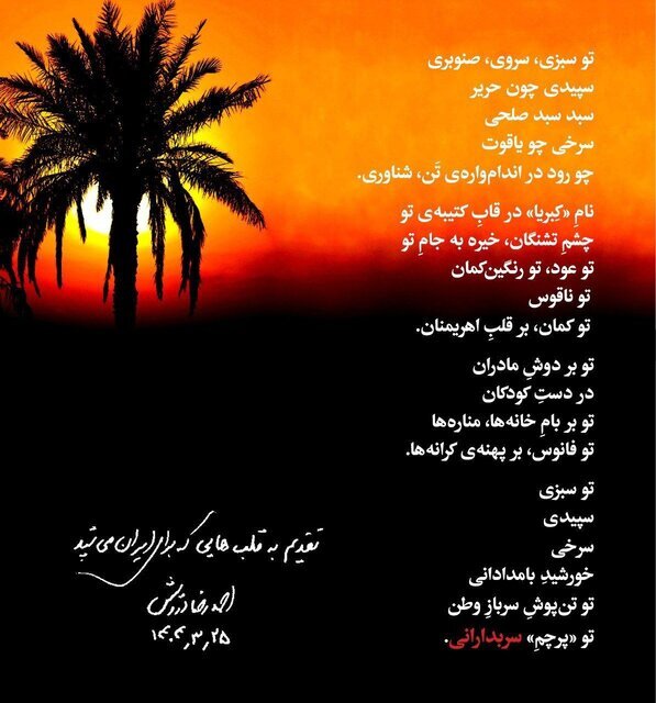 کارگردان فیلم برای ایران