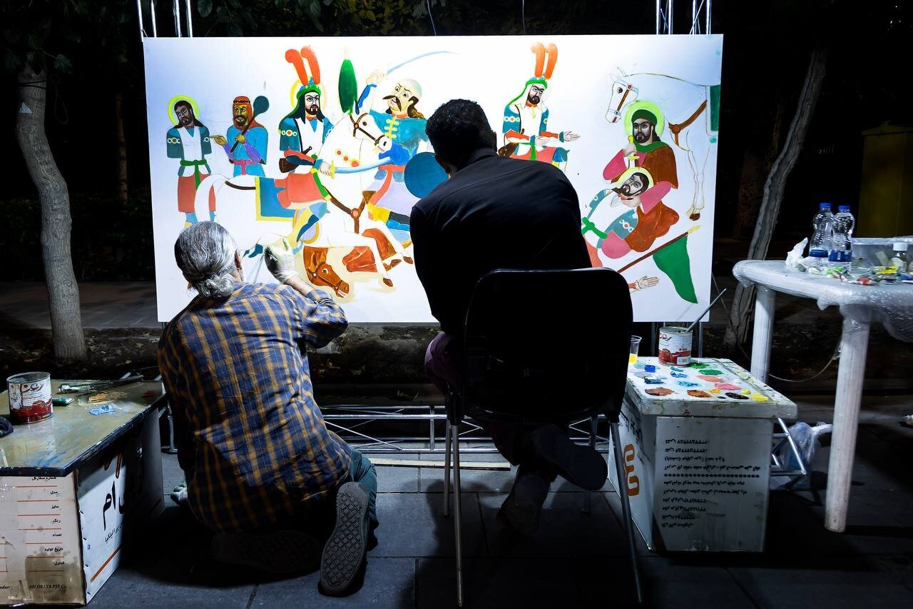 هنرمندان تجسمی به طور خودجوش به "کمپین هنری" رسیدند