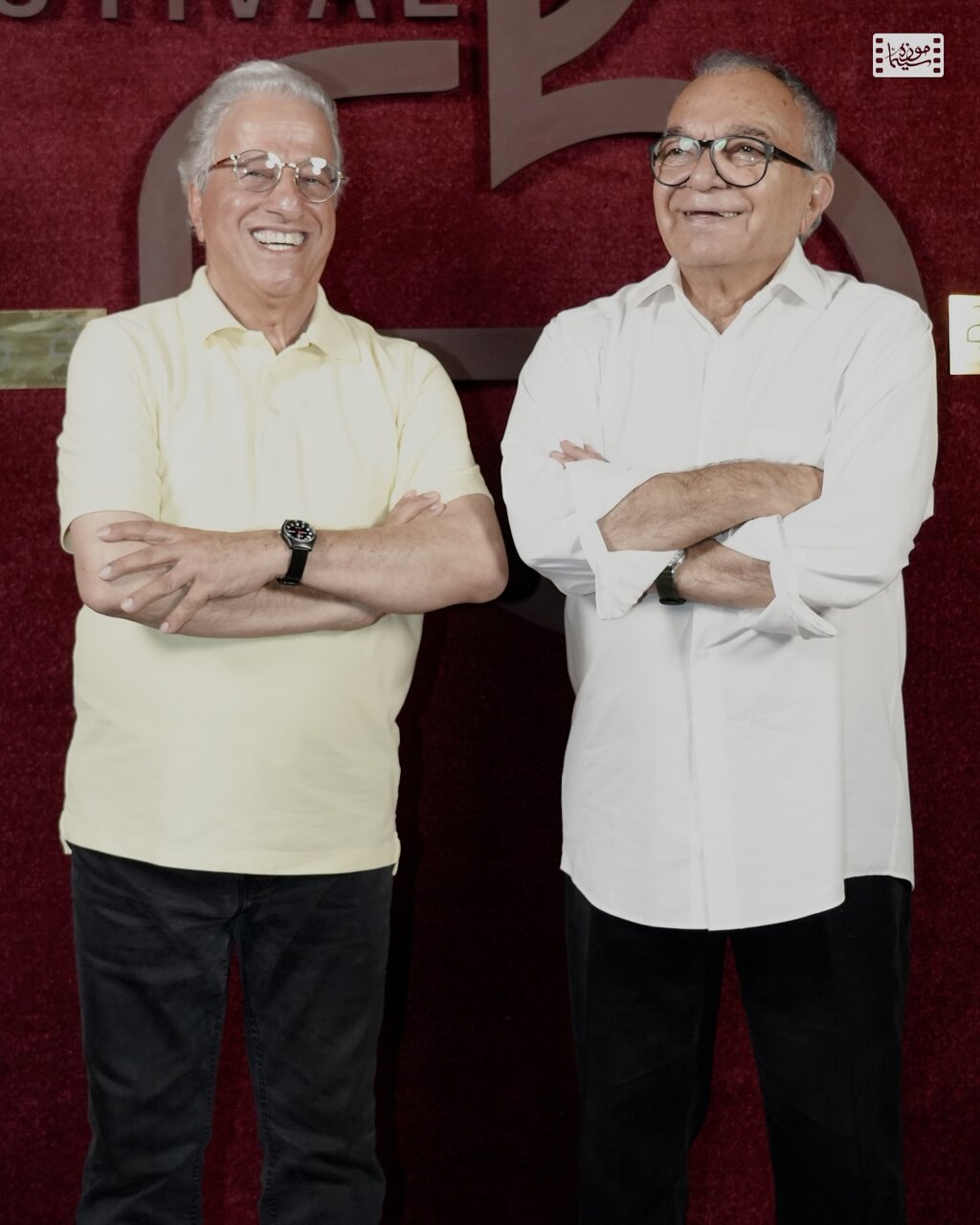 از احترام Boroumand به Alireza Khamse در افتتاحیه جشنواره