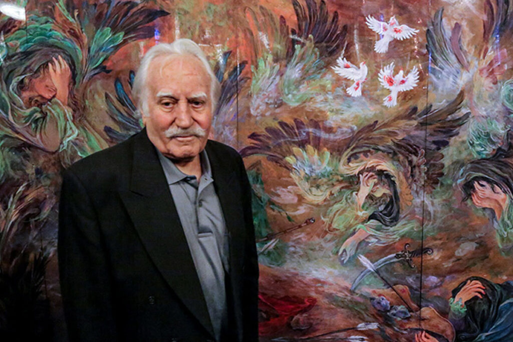 مصاحبه محمود اسدی با استاد فارشچیان/ منطقه نقاشی ایران با چینی/ کارشناسی ارشد خلیج فارس عربستان