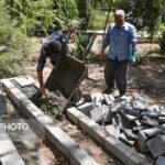 آماده سازی مقبره محمود فرشچیان/ روند عکس