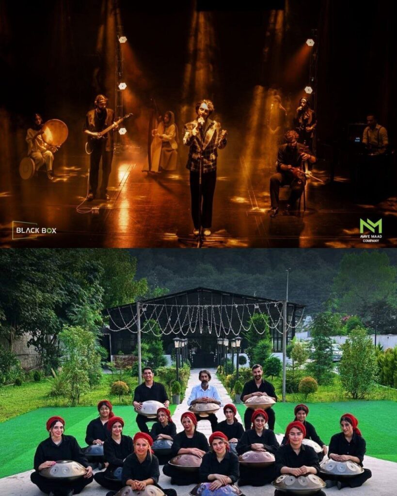 ۱۰ با هنگدرام و یک خواننده جوان که همجوشی را در ایرانمال می خواند