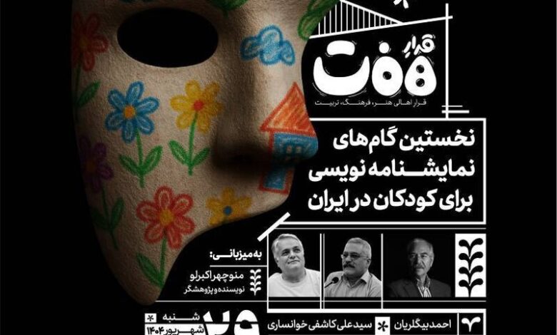 تئاتر کودکان زیر شیشه بزرگنمایی