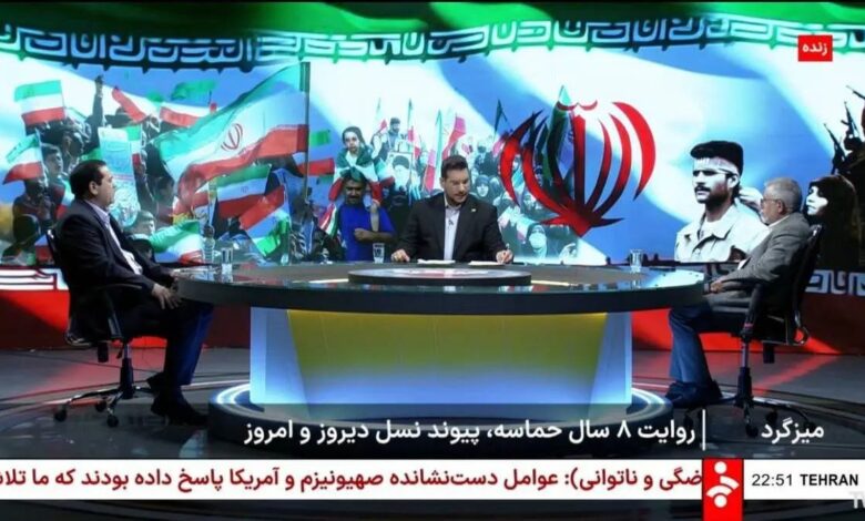 پرچم نشان داده شده در شبکه خبری پرچم ایران نبود.
