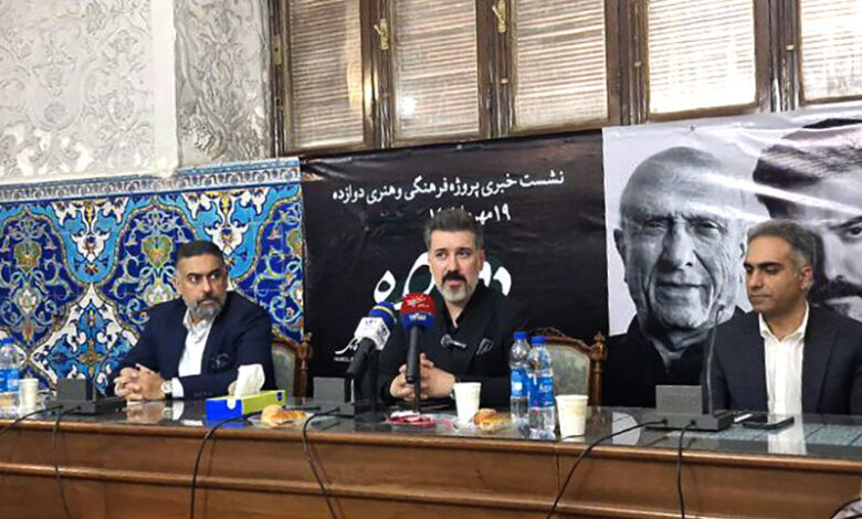 خواندن با موسیقی و خوشنویسی در پروژه "دوازده" / اشعار رومی توسط شفیعی کادکانی ، انتخاب سید حسن امین و روایت نصرالله ماداگالچی