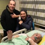 خداحافظی با جاواد عزتی و عباس جمشیدیفر با محمد کاسبی/ عکس