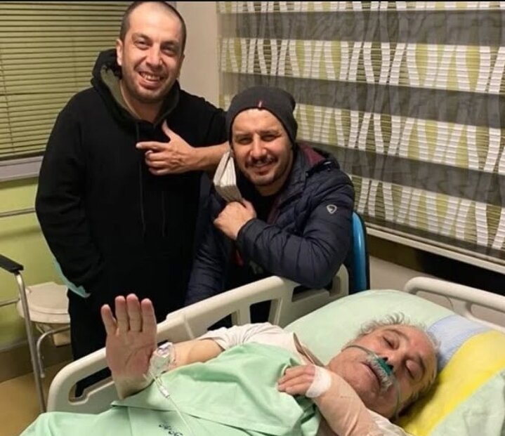 خداحافظی با جاواد عزتی و عباس جمشیدیفر با محمد کاسبی/ عکس