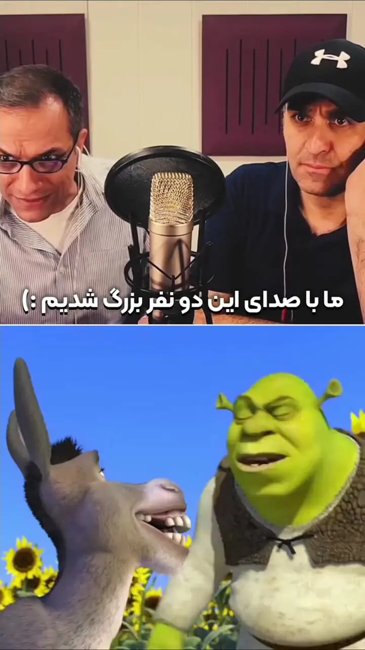 ببینید | انرژی دوبلورهای ایرانی در خلق استایل خاص «خر شرک»!