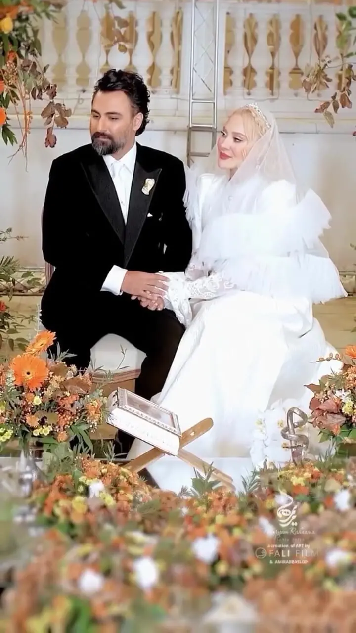 خواندن عقد آریایی آرام جعفری و بابک انصاری، توسط مرجانه گلچین