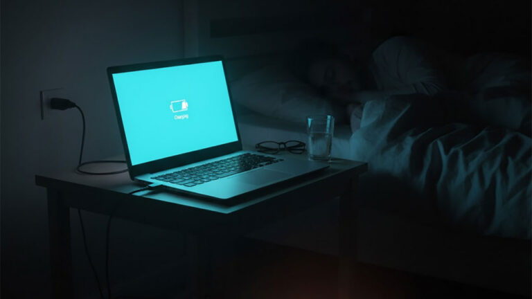 آیا شارژ دائمی لپ تاپ ویندوزی به باتری آن آسیب می‌زند؟ یک راهنمای جامع