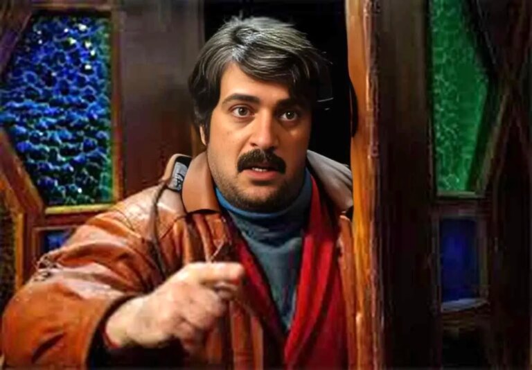 «ارسطو» سریال پایتخت 1 در جشن تولد 43 سالگی اش؛ سال 97