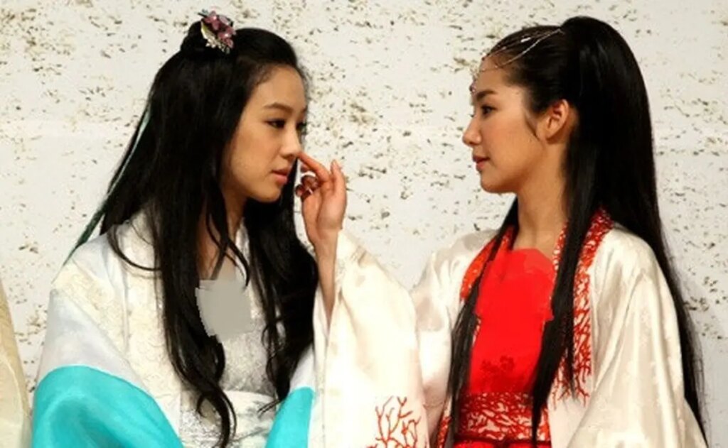 خندۀ جالب «پرنسس لاهی» و «پرنسس جامیونگ» در جشن پایان سریال «جومونگ 3»