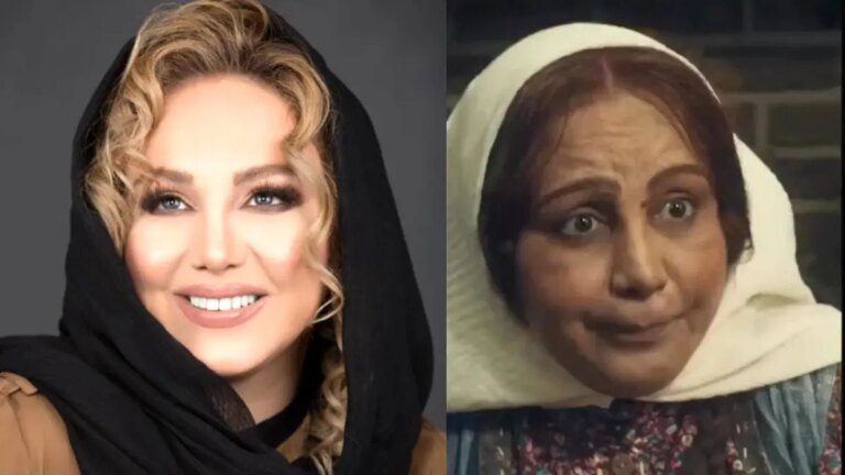 سلفی بهنوش بختیاری و مرجانه گلچین در پشت صحنه سریال بامداد خمار