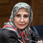 مرجانه گلچین در پشت صحنه سریال بامداد خمار