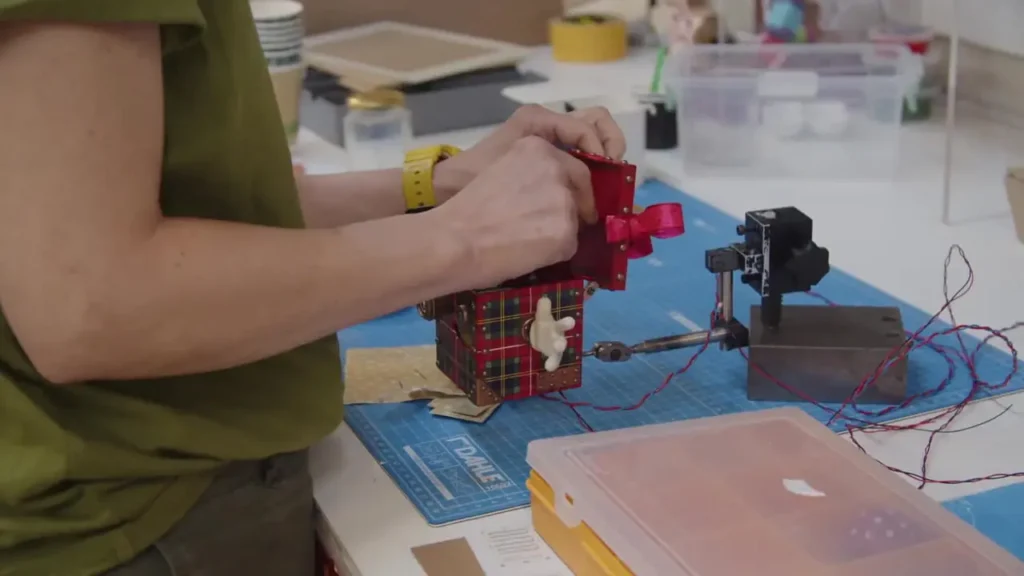 ویدیویی از پشت صحنه انیمیشن کوتاه Wallace & Gromit به مناسبت کریسمس