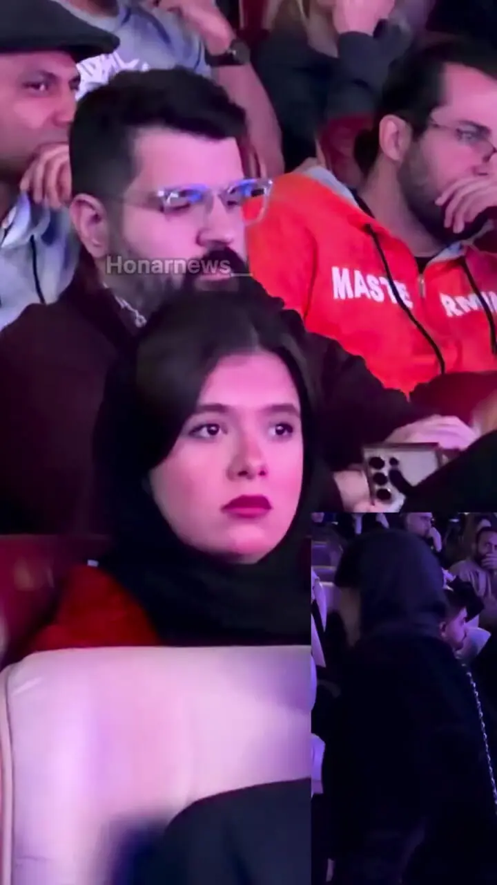 چهره مغموم نفس بازغی در اختتامیه فیلم شهر