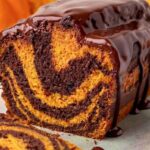 کیک ماربل کدو حلوایی؛ کیک با عطر و بوی پاییز