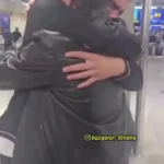 گریه‌های دردناک امیرحسین مدرس در فرودگاه بخاطر مهاجرت پسرش