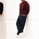 استایل مردانه کامل با شلوار، دورس و سوییشرت مناسب