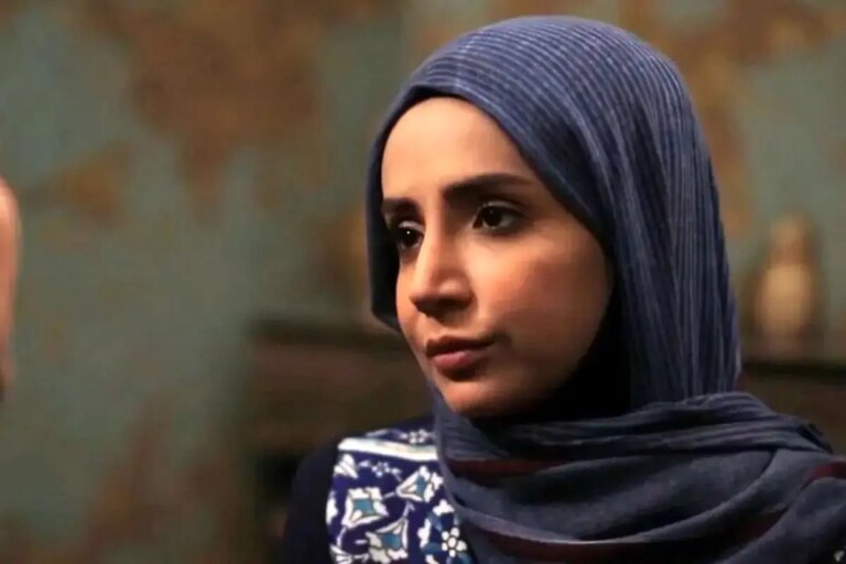 استایل لوکس شبنم قلی‌خانی، (آرزو سریال آنام) در پیست سوارکاری دبی