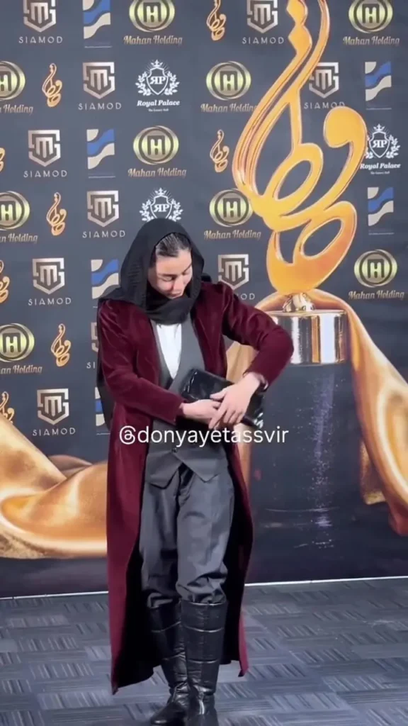 استایل متفاوت سونیا حسینی، نیکای سریال پایتخت در جشن حافظ