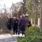 برگزاری مراسم خاکسپاری حمید طالقانی با حضور جمعی از هنرمندان