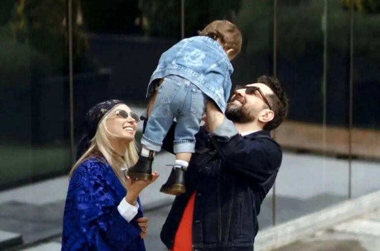 بهرام رادان و همسرش در سفر به قشم