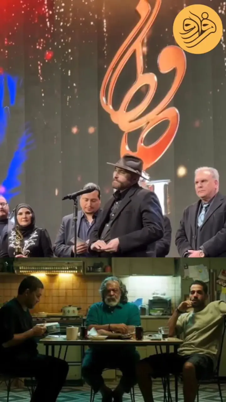 حسن پورشیرازی برنده جایزه بهترین بازیگر درام سینمایی جشن حافظ 1404 شد