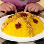 شکرپلوی شیرازی؛ عطرِ طلایی زعفران در شب یلدا