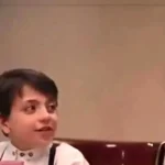 «علی ثروتیان» (سریال آنام) و برادر دوقلویش در 16 سالگی در کنار «پرواز همای»