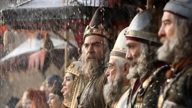 (عکس) پشت صحنه، عمارت با شکوه پدر «سلمان فارسی»