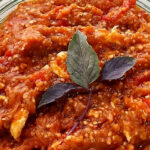 میرزا قاسمی اصیل با بادمجان کبابی و طعمی دودی