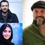 کامبیز دیرباز، پدرام شریفی و الهه حصاری در فیلم علیرضا امینی