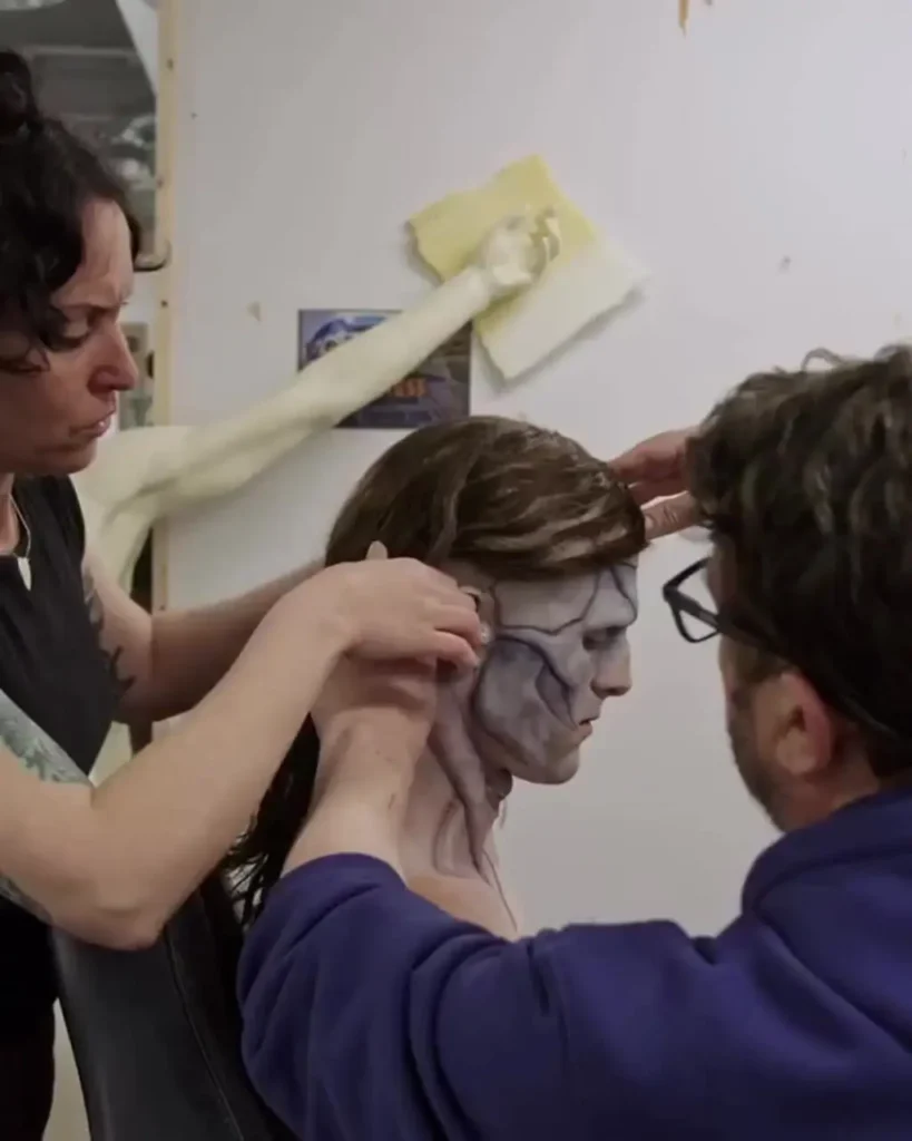 گریم 10 ساعته جیکوب الوردی در فیلم فرانکشتاین