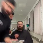 گریم حمید صفت برای نقش اصلان سریال بامداد خمار