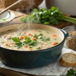 سوپ ماست و گشنیز، نسخه خوشمزه کاهش وزن