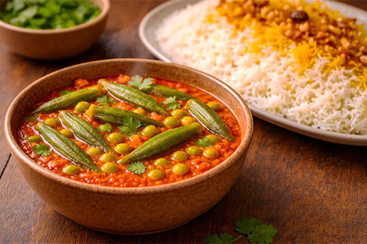 طرز تهیه خورشت بامیه رژیمی با ۲ دستور ساده