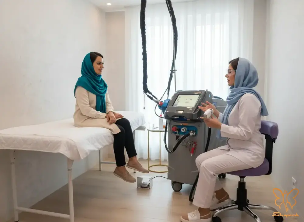 کلینیک تخصصی لیزر شاپرک طلایی در مشهد